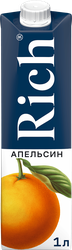 Нектар RICH Апельсиновый с мякотью, 1л, изображение