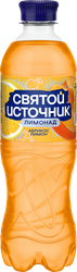 Лимонад СВЯТОЙ ИСТОЧНИК Абрикос-лимон, газированный, 0.5л, фотография
