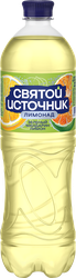 Лимонад СВЯТОЙ ИСТОЧНИК Зеленый мандарин-лимон, газированный, 1л, вид