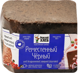 Хлеб ржано-пшеничный РИЖСКИЙ ХЛЕБ Ремесленный черный, 300г, фотография