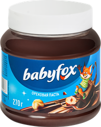 Паста шоколадно-ореховая BABYFOX, 270г, детальное фото