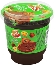 Паста ВАУ МЯУ! с фундуком и какао, 350г, вид