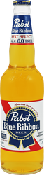 Пиво светлое безалкогольное PABST BLUE RIBBON BEST SELECT фильтрованное пастеризованное 0,5%, 0,44л, крупный план