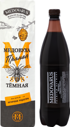 Медовуха MEDOVARUS Пряная темная непастеризованная фильтрованная 5,8%, 1л, картинка