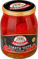 Томаты черри маринованные СКАТЕРТЬ-САМОБРАНКА, 680г, изображение