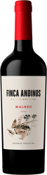 Вино FINCA ANDINOS Malbek ординарное сортовое красное сухое, 0.75л, фото