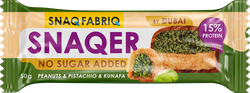 Батончик протеиновый SNAQ FABRIQ Арахис с фисташкой и хрустящим тестом, глазированный, 50г, фотография
