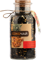 Сокочай черный BEFRUITBE Ананас, манго, маракуйя, 150г, картинка