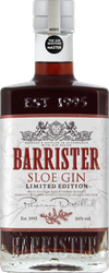 Ликер BARRISTER Sloe Gin 26%, десертный, 0.7л, крупный план