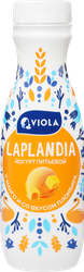 Йогурт питьевой LAPLANDIA с манго и со вкусом пломбира 2,5%, без змж, 260г, крупный план