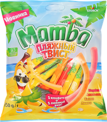 Конфеты жевательные MAMBA Пляжный твист, 150г, картинка