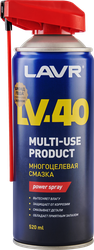 Смазка многоцелевая LAVR LV-40, Арт. Ln1453, 520мл, картинка