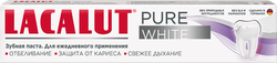 Зубная паста LACALUT Pure white с экстрактом папайи, 75мл, изображение