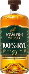 Виски FOWLERS ржаной зерновой 5 лет 40%, 0.7л, фотография