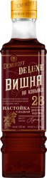 Настойка DEMIROFF Вишня на коньяке 21%, сладкая, 0.5л, картинка