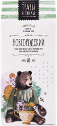 Чай травяной ТРАВЫ И ПЧЁЛЫ Новгородский, 40г, вид