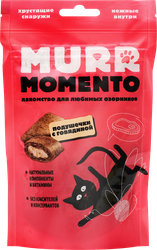 Лакомство для кошек MURR MOMENTO Подушечки с говядиной, 60г, фото