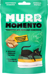 Лакомство для кошек MURR MOMENTO Подушечки с мятой и курицей, 60г, фото