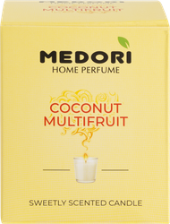 Свеча ароматическая MEDORI Coconut Multifruit, соевый воск, 70мл, Арт. MC-113, изображение