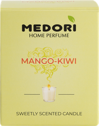 Свеча ароматическая MEDORI Mango Kiwi, соевый воск, 70мл, Арт. MC-114, изображение