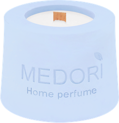 Свеча ароматическая MEDORI Аврора, Duo effect, соевый воск, керамический подсвечник, 85мл, Арт. МС 201, детальное фото
