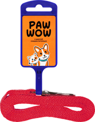 Поводок для собак PAW WOW усиленный синтетический, черный, 2м, крупный план