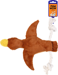 Игрушка-тягалка PAW WOW Утка меховая, фотография