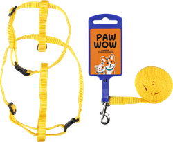 Комплект для собак PAW WOW поводок и шлейка, 10мм, фото