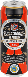 Пиво темное KAUERNDORFER Schwarzbier фильтрованное пастеризованное 4,9%, 0,5л, фотография