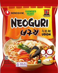 Лапша NONGSHIM Неогури с морепродуктами, острая, 120г, изображение