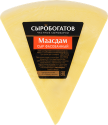 Сыр СЫРОБОГАТОВ Маасдам 45%, без змж, 400г, детальное фото