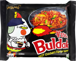 Лапша SAMYANG Buldak, со вкусом курицы, острая, 140г, изображение