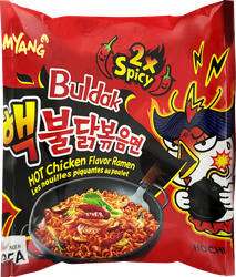 Лапша SAMYANG Buldak, со вкусом курицы, очень острая, 140г, детальное фото