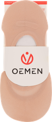 Подследники женские OEMEN с силиконовой вставкой на пятке, бежевые, Арт. KP006, картинка