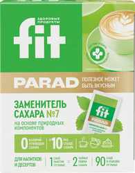 Заменитель сахара FITPARAD №7 0 кКал, в саше, 90х1г, детальное фото