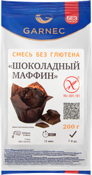 Изображение товара Смесь для выпечки GARNEC Шоколадный маффин, безглютеновая, 200г