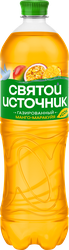 Вода+Сок СВЯТОЙ ИСТОЧНИК Манго-маракуйя, газированная, 1л, изображение