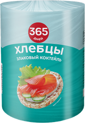 Хлебцы 365 ДНЕЙ Злаковый коктейль, 80г, изображение