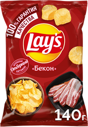Чипсы картофельные LAY'S Бекон, 140г, фотография