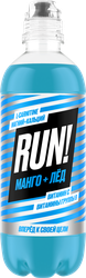 Напиток безалкогольный негазированный RUN со вкусом манго, витаминизированный, 0.5л, картинка