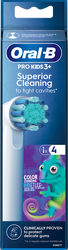 Насадки сменные для электрической зубной щетки детские ORAL-B PRO Kids Chameleon, 4шт, изображение