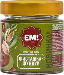Паста десертная ЕМ фисташка-фундук, 150г, картинка