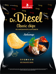 Чипсы картофельные DR.DIESEL Лобстер, 120г, картинка