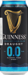 Напиток пивной безалкогольный темный GUINNESS Draught фильтрованный 0.44л, фотография