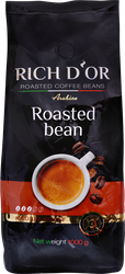 Кофе зерновой RICH DOR натуральный средняя обжарка, 1кг, картинка
