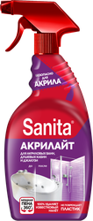 Спрей для акриловых ванн, душевых кабин и джакузи SANITA, 500мл, фотография