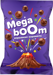 Драже шоколадное КОНДИТЕР ПРОФИ Megaboom, со взрывной карамелью, 40г, детальное фото