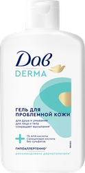 Гель для душа и умывания ДАВ гипоаллергенный, для проблемной кожи, 280мл, детальное фото