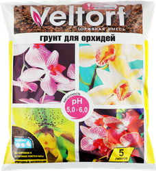 Грунт для орхидей VELTORF кислотность 5–6, 5л, фотография