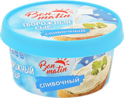 Сыр творожный BON MATIN Сливочный 30%, без змж 130г, 130г, фото